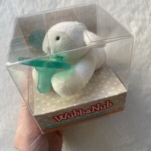 Wubbanub Infant Silicone Pacifier Little Lamb Plush BPA Latex Free Baby